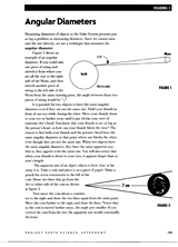Angular Diameter -- Reading 1