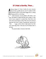 If I Had a Gorilla, Then...