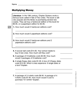 Multiplying Money (Gr. 3)