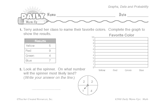 Math Warm-Up 198 for Gr. 1 & 2: Graphs, Data & Probability
