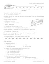 Reading Warm-Up 138 for Gr. 1 & 2: Mystery/Suspense/Adventure