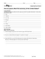 How Do Plants Affect the Economy of the United States?